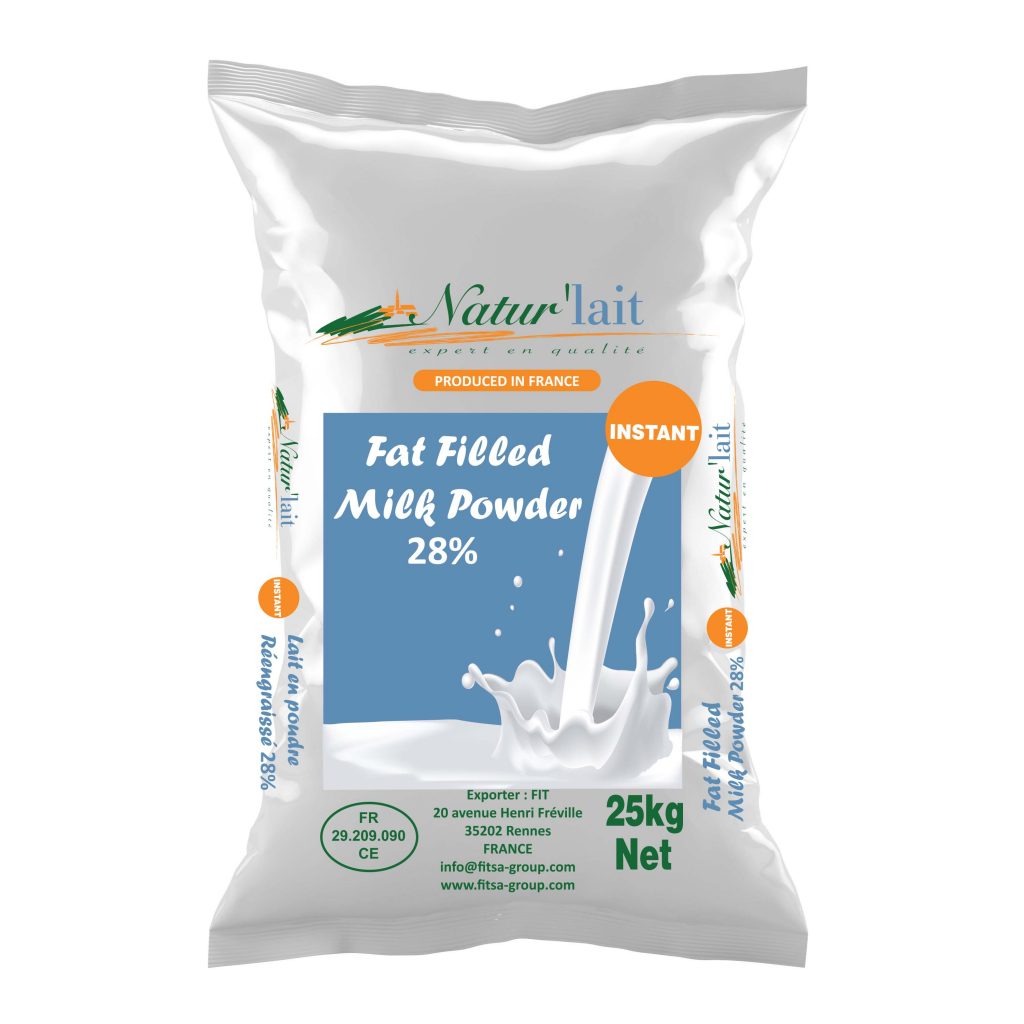 Fat Filled Milk Powder Suppliers, 25KG (28% Fat)