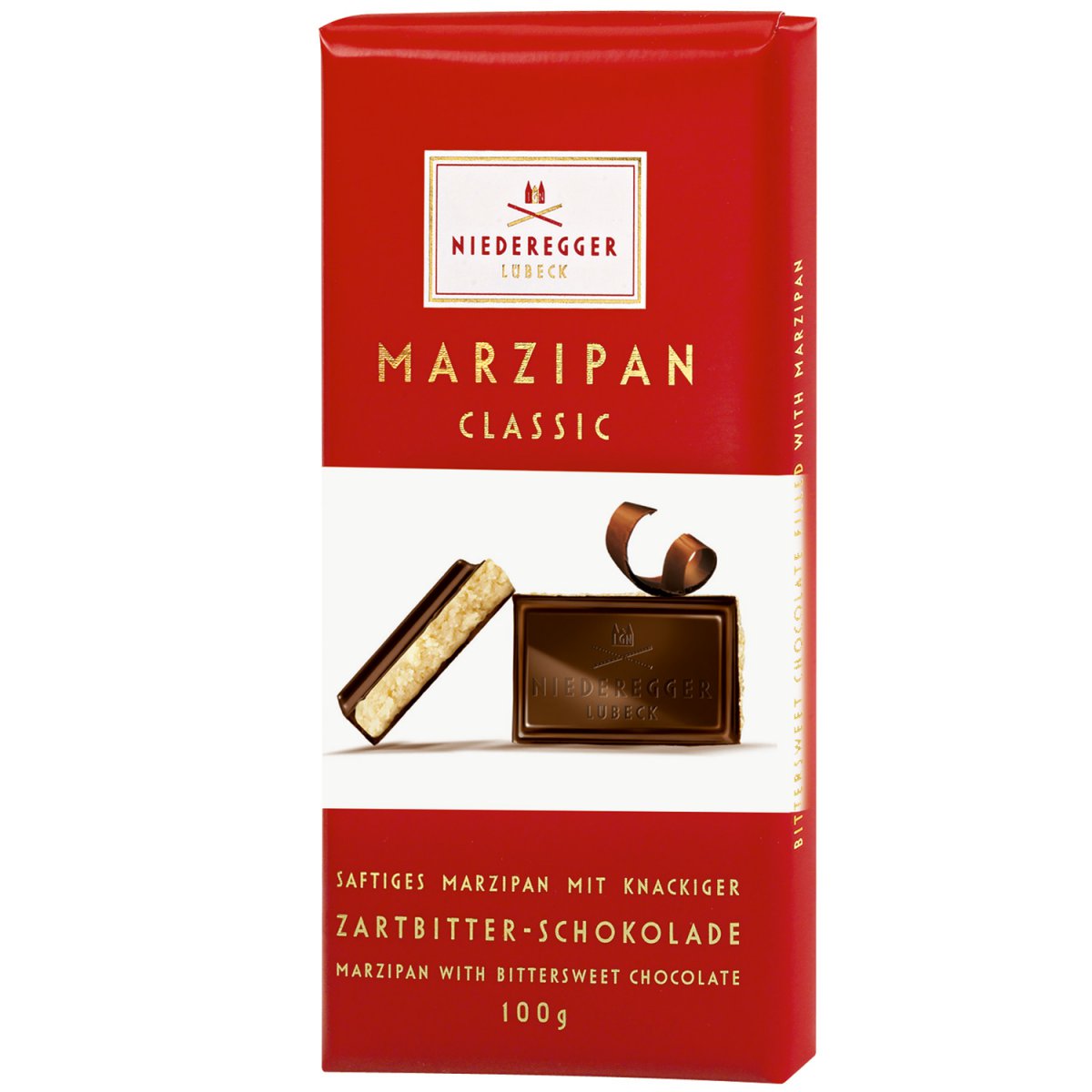 Wholesale Niederegger Classic Milk Chocolate Marzipan Bar